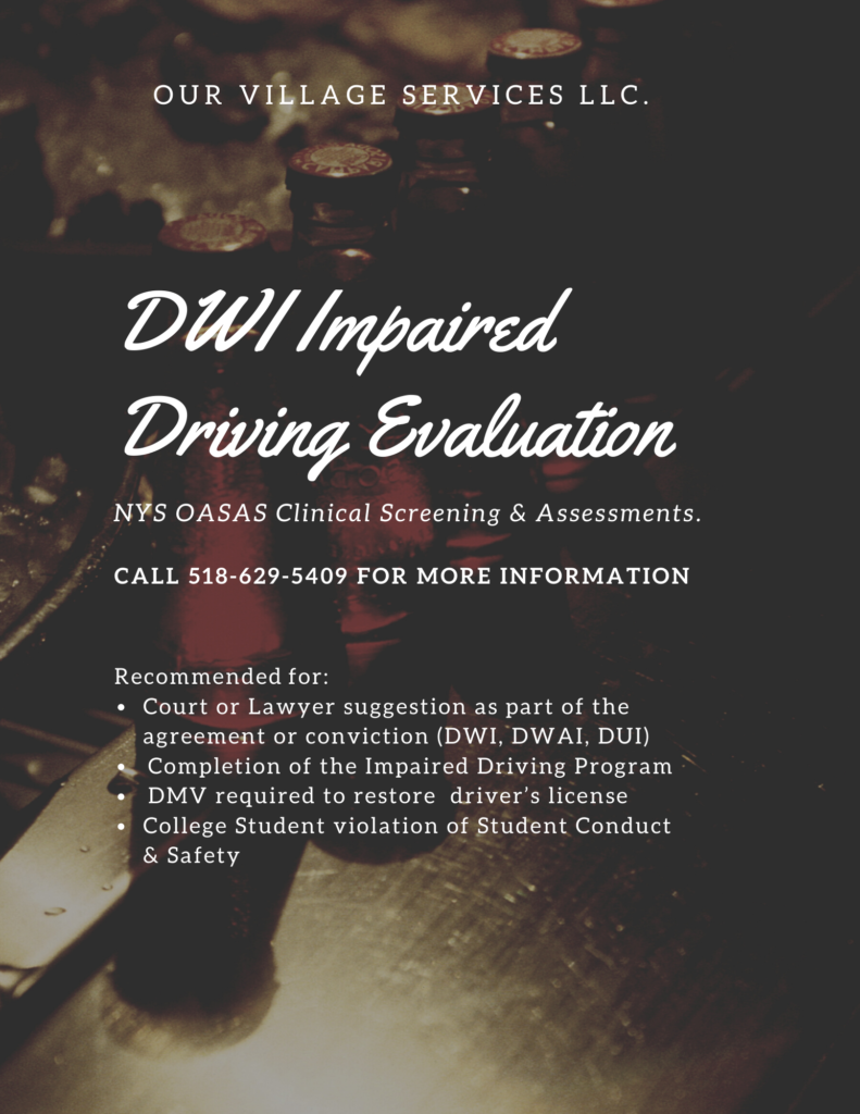Example Wi Intoxicated Driver Program Assessment Impaired Driving Assessments – 1st Step Counseling Services
